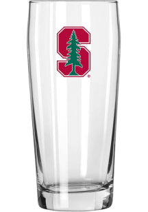 Stanford Cardinal 16oz Pub Pilsner Glass - White