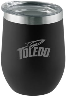 Toledo Rockets Etched 12oz Stainless Steel Stemless - Black