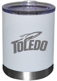 The Memory Company Toledo Rockets Etched 12oz Lowball Stainless Steel Tumbler - White