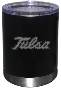 The Memory Company Tulsa Golden Hurricane Etched 12oz Lowball Stainless Steel Tumbler - Black