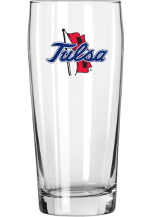 Tulsa Golden Hurricane 16oz Pub Pilsner Glass - White