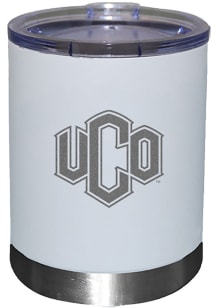 The Memory Company Central Oklahoma Bronchos Etched 12oz Lowball Stainless Steel Tumbler - White