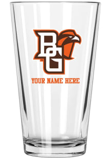 Bowling Green Falcons Personalized 17oz Mixing Pint Glass - White