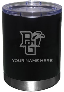 Bowling Green Falcons Personalized Laser Etched 12oz Lowball Tumbler - Black