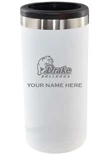 The Memory Company Drake Bulldogs Personalized Etched 12oz Slim Can Stainless Steel Coolie