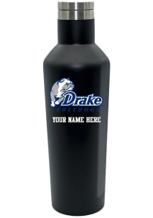Drake Bulldogs Personalized 17oz Infinity Stainless Steel Bottle - Black