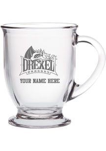Drexel Dragons Personalized Etched16oz Stein - White