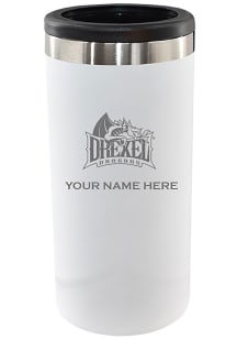 The Memory Company Drexel Dragons Personalized Etched 12oz Slim Can Stainless Steel Coolie