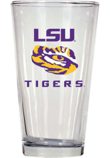 LSU Tigers 16oz Pint Glass - White