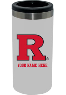 The Memory Company Rutgers Scarlet Knights Personalized 12oz Slim Can Stainless Steel Coolie