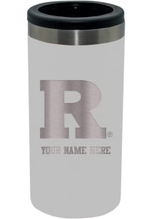 The Memory Company Rutgers Scarlet Knights Personalized Etched 12oz Slim Can Stainless Steel Cooli..