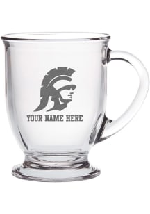 USC Trojans Personalized Etched16oz Stein - White