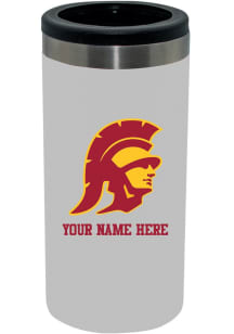 The Memory Company USC Trojans Personalized 12oz Slim Can Stainless Steel Coolie