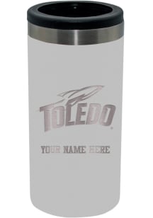 The Memory Company Toledo Rockets Personalized Etched 12oz Slim Can Stainless Steel Coolie