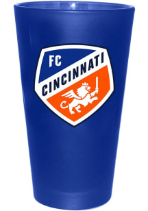 FC Cincinnati 16 oz Color Frosted Pint Glass - Blue