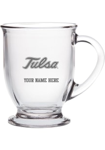 Tulsa Golden Hurricane Personalized Etched16oz Stein - White