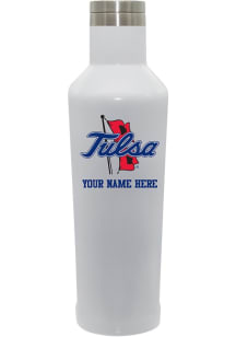 Tulsa Golden Hurricane Personalized 17oz Infinity Stainless Steel Bottle - White