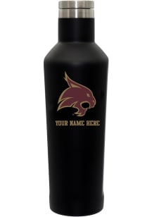 Texas State Bobcats Personalized 17oz Infinity Stainless Steel Bottle - Black