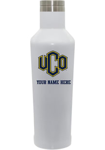 Central Oklahoma Bronchos Personalized 17oz Infinity Stainless Steel Bottle - White