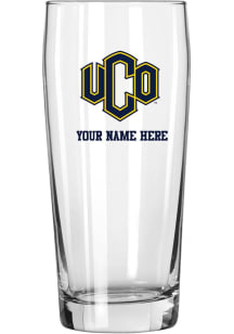 Central Oklahoma Bronchos Personalized Etched 16oz Pub Pilsner Glass - White
