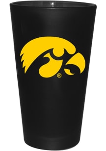 Iowa Hawkeyes 16 oz Color Frosted Pint Glass - Black