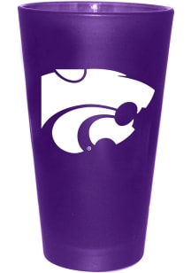 K-State Wildcats 16 oz Color Frosted Design Pint Glass - Purple