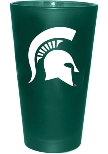 Michigan State Spartans 16 oz Color Frosted Pint Glass - Green
