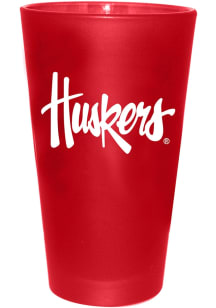 Nebraska Cornhuskers 16 oz Color Frosted Pint Glass - Red