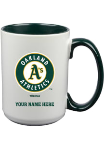 Oakland Athletics Personalized Ceramic Mug - White