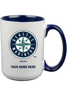 Seattle Mariners Personalized Ceramic Mug - White
