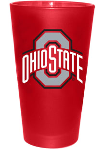 Ohio State Buckeyes 16 oz Color Frosted Pint Glass - Red