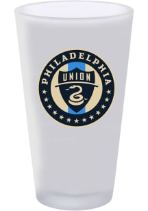 Philadelphia Union 16 oz. Frosted Pint Glass - White