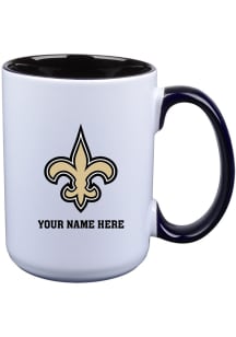 New Orleans Saints Personalized Ceramic Mug - White