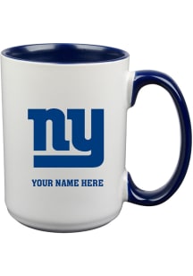 New York Giants Personalized Ceramic Mug - White