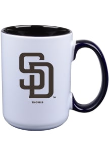 San Diego Padres Team Logo Ceramic Mug - White