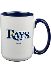 Tampa Bay Rays Team Logo Ceramic Mug - White