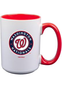 Washington Nationals Team Logo Ceramic Mug - White