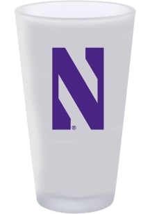 Northwestern Wildcats 16 oz. Frosted Pint Glass - White