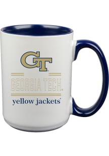 GA Tech Yellow Jackets Classic Crew Ceramic Mug - Navy Blue