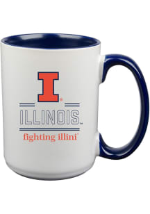 Illinois Fighting Illini Classic Crew Ceramic Mug - Navy Blue