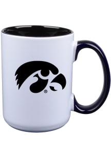 Iowa Hawkeyes Inner Color Ceramic Mug - White