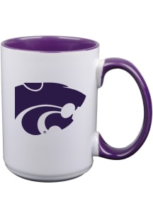 K-State Wildcats Inner Color Ceramic Mug - White