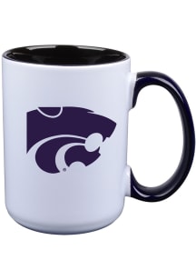 K-State Wildcats Inner Color Ceramic Mug - Black