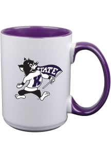 K-State Wildcats Inner Color Ceramic Mug - Purple