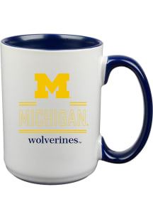 Michigan Wolverines Classic Crew Ceramic Mug - Blue