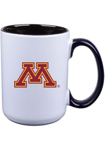 Minnesota Golden Gophers Inner Color Ceramic Mug - White