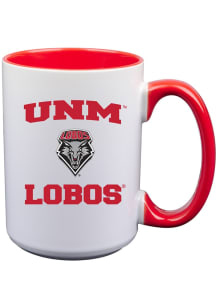 New Mexico Lobos Arches Ceramic Mug - White