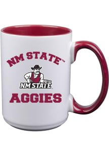 New Mexico State Aggies Arches Ceramic Mug - White