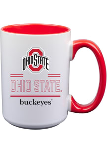 Ohio State Buckeyes Classic Crew Ceramic Mug - Red