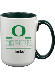 Oregon Ducks Classic Crew Ceramic Mug - White